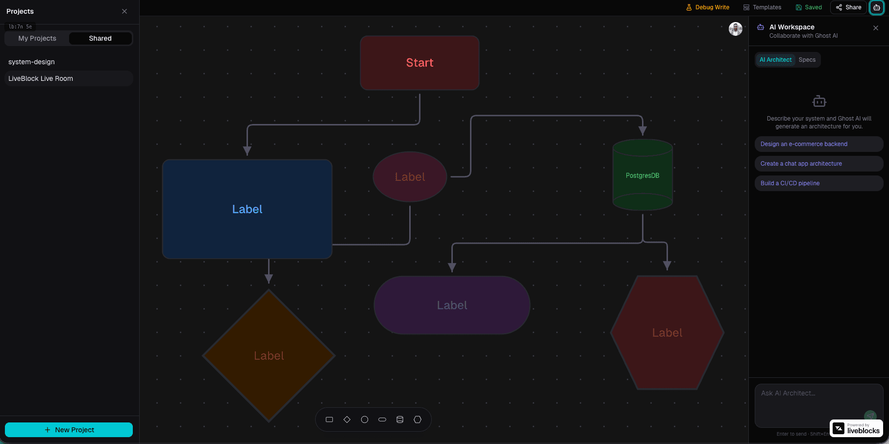 Ghost AI — Collaborative AI Architecture Workspace preview